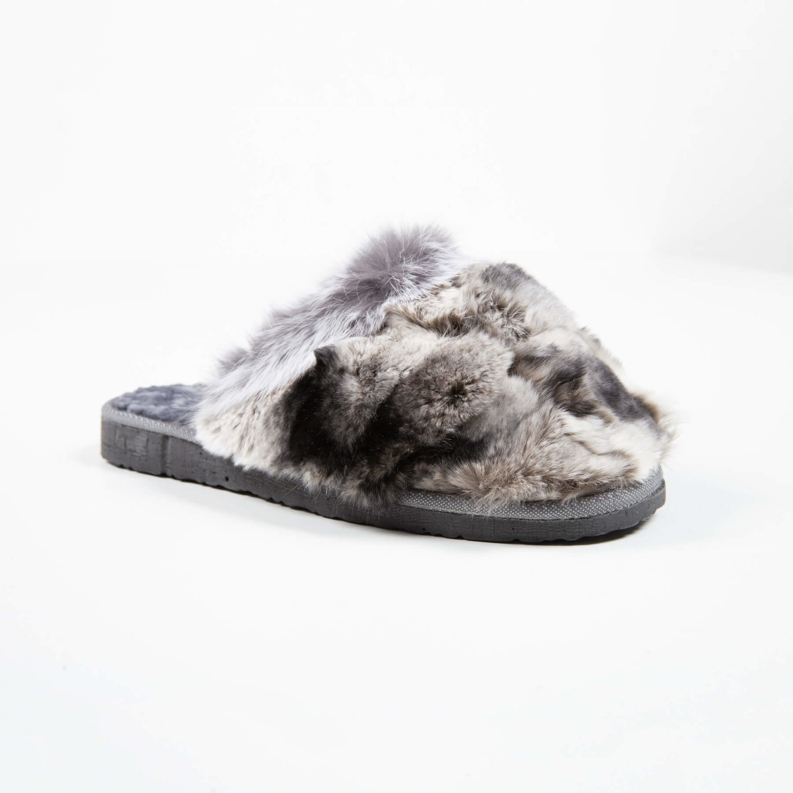 real chinchilla slippers