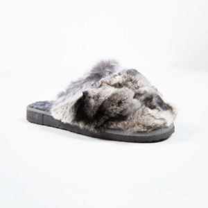 Audrey Women Genuine Fur Grey - ChiliJo Luxury and High Quality